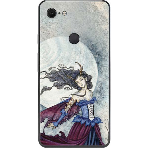 Amy Brown The Moon is Calling Fairy and Dragon Google Pixel 3 XL Skin